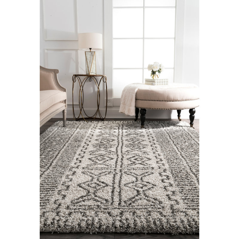 Union Rustic Steele Performance Ivory Rug & Reviews Wayfair
